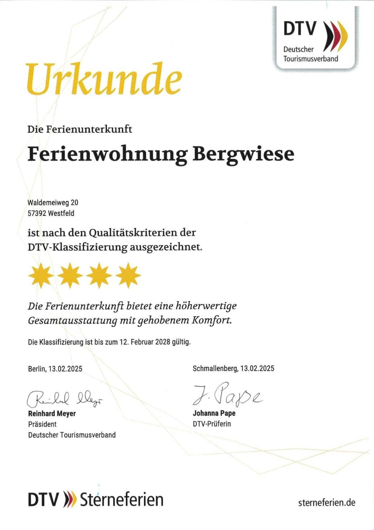 Ferienwohnung Bergwiese Schmallenberg Exteriér fotografie